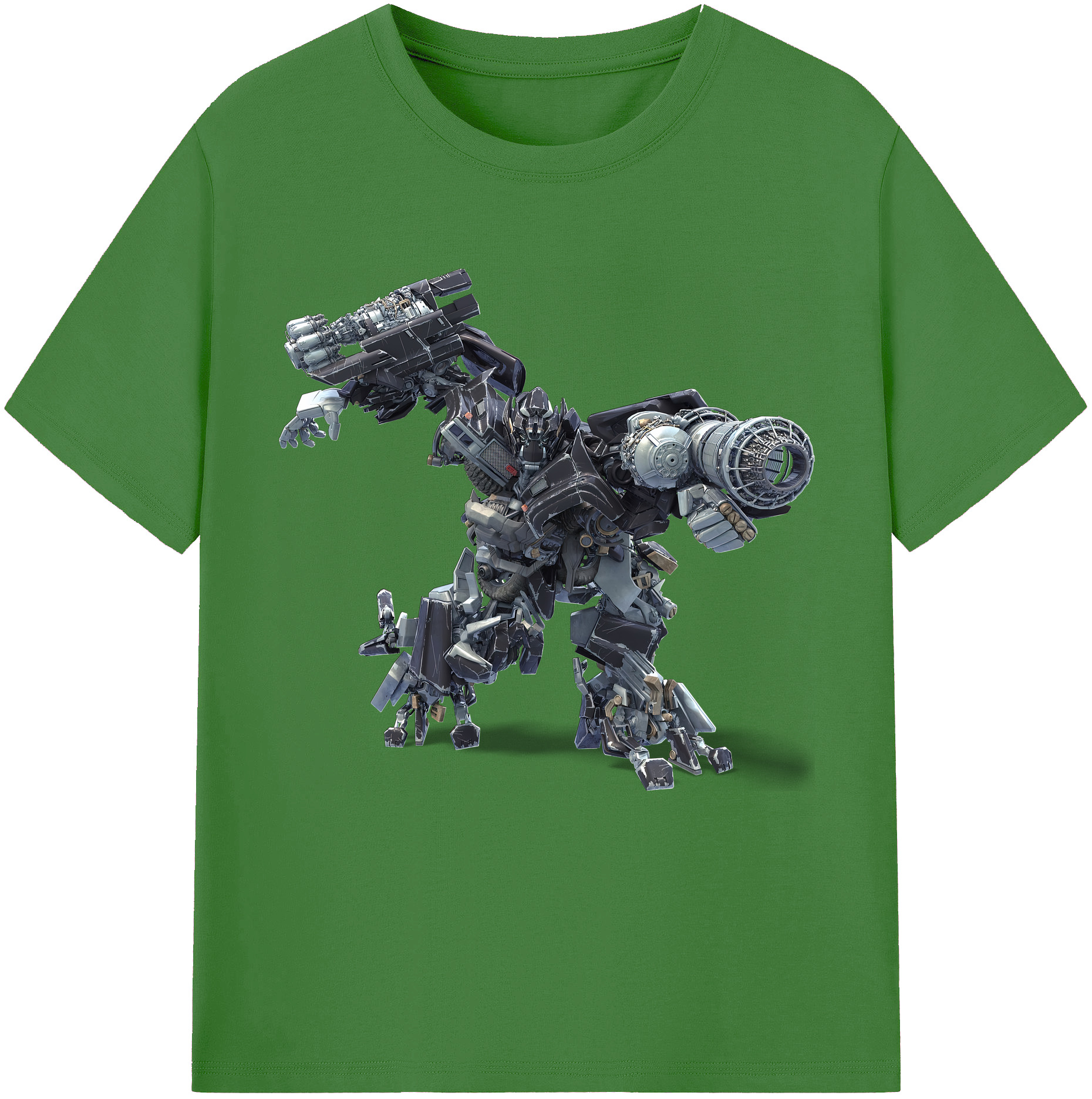 （画像用） Transformers トランスフォーマー レディースカジュアルプリントTシャツ（綿100％）